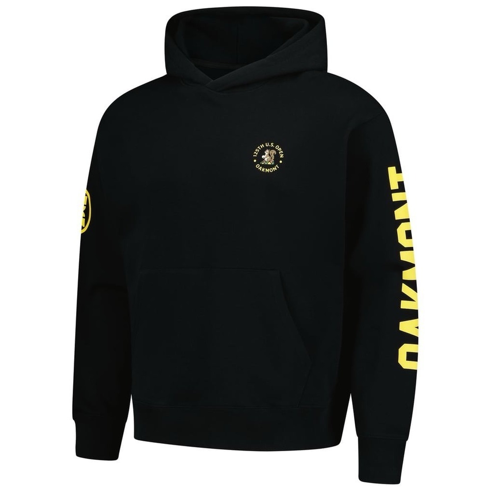 G/Fore Hoodie Mens Size XL Black 125th US Open Oakmont Golf Sweatshirt Pullover*